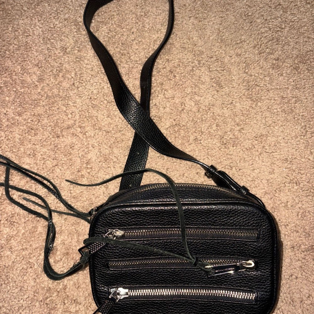 Rebecca Minkoff Black Textured Mini Bag